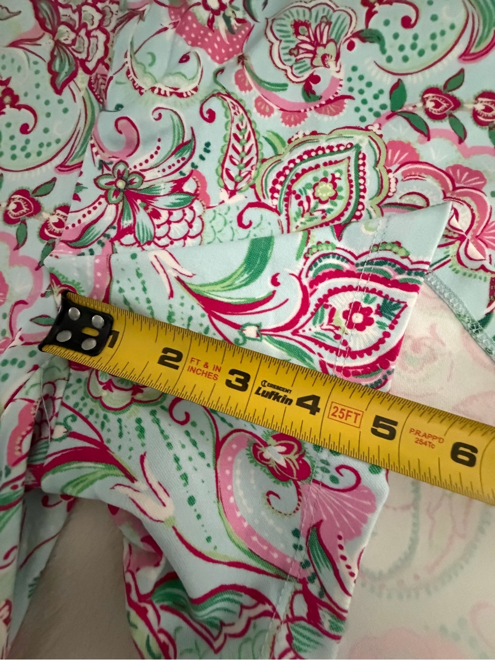 Dear Scarlett NWT Sun Cool Multi Color Stretch Floral Paisley Shorts - Picture 7 of 16